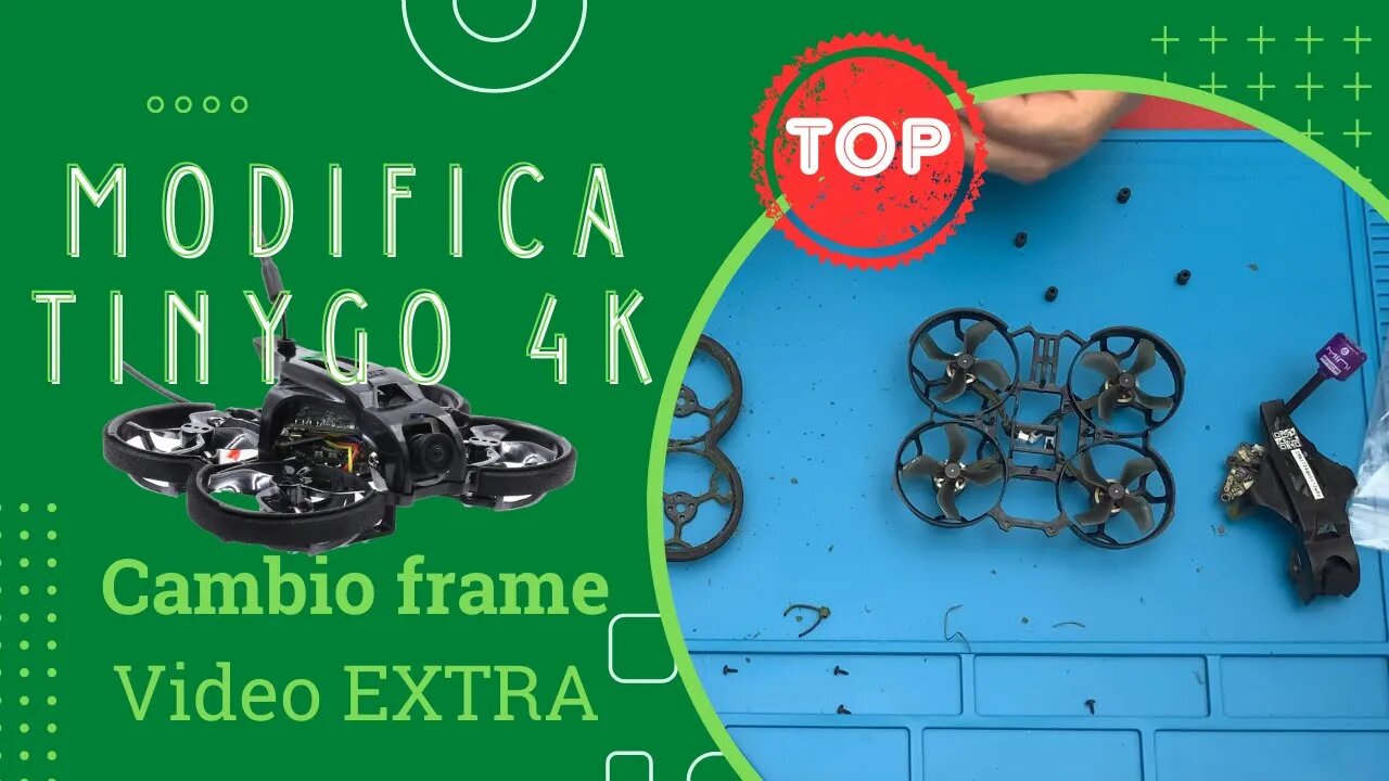 Modificare TinyGO 4K - Cambio frame - Video EXTRA