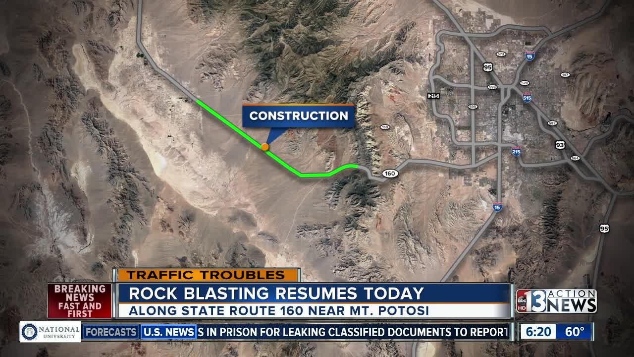 Construction begins to make commute from Las Vegas to Pahrump easier