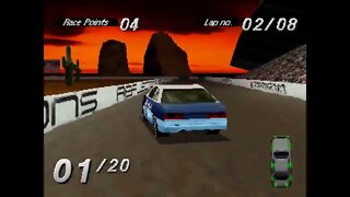 Destruction Derby PS1 Gameplay