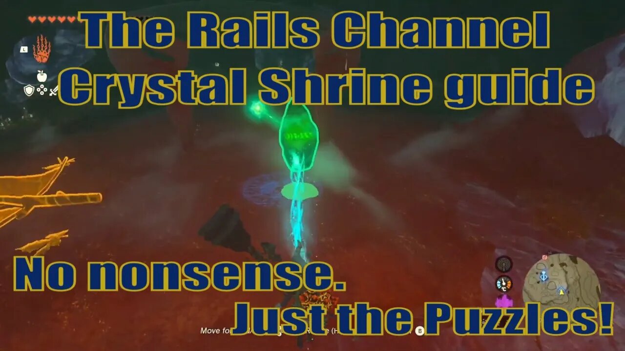 The Rails Channel Crystal Shrine guide - Zora's Domain | Zelda TOTK