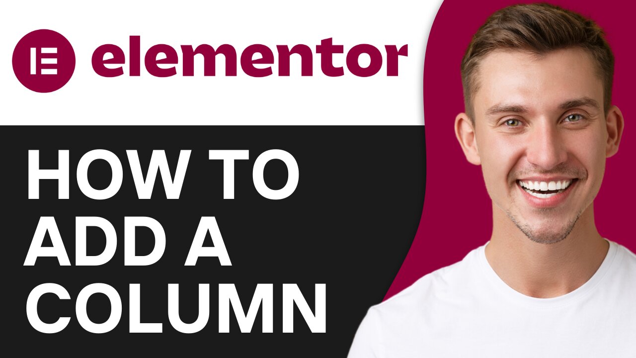 HOW TO ADD A COLUMN IN ELEMENTOR