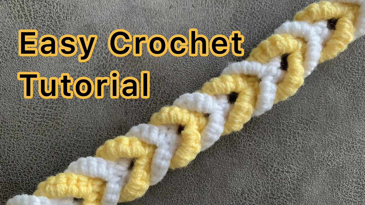 Very beautiful pattern | Easy Crochet Tutorial | Crochet Hair Band 🧶