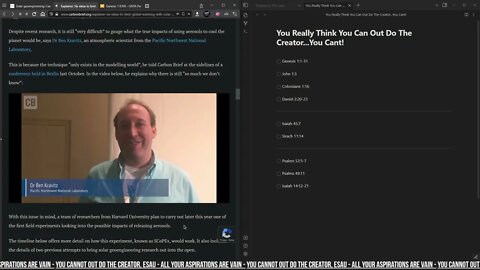 You Really Think You Can Out Do The Creator? You Cant!