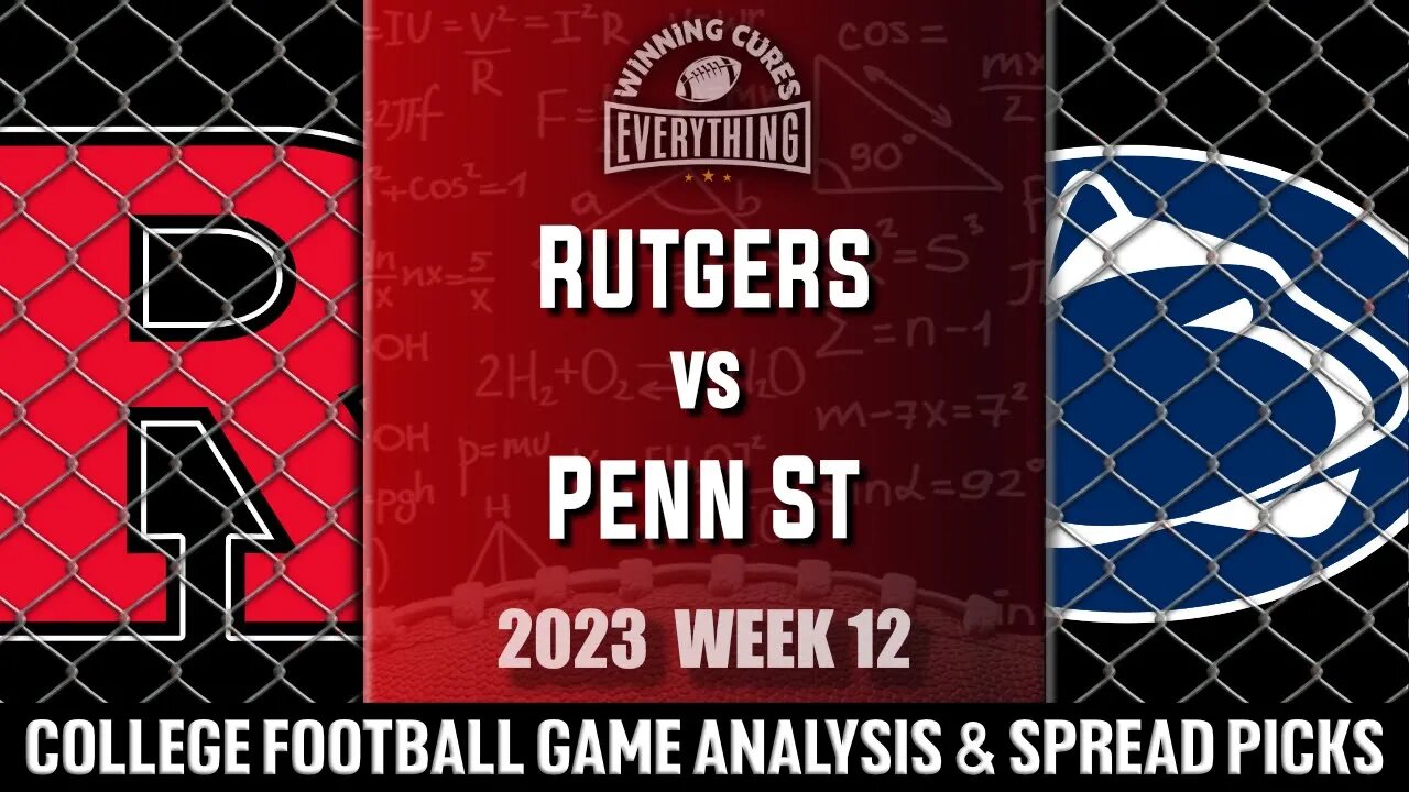 Rutgers vs Penn State Picks & Prediction Against the Spread 2023 College Football Analysis