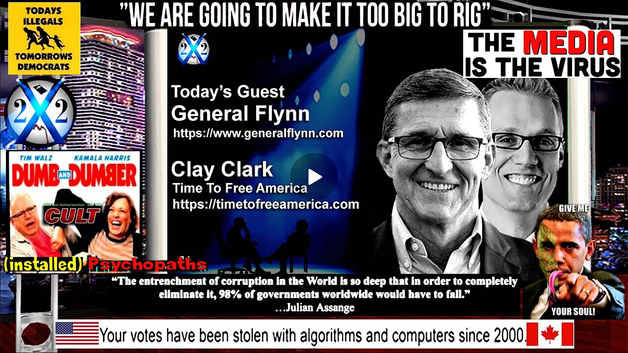 Flynn/Clark - [DS] Is Panicking,Next Move Is A Cyber Attack,Patriots Are Winning The Information War