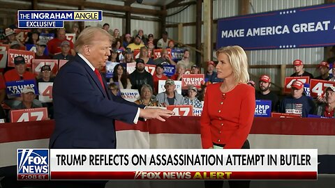 President Trump at Butler Rally (Ingraham Angle Full Interview)