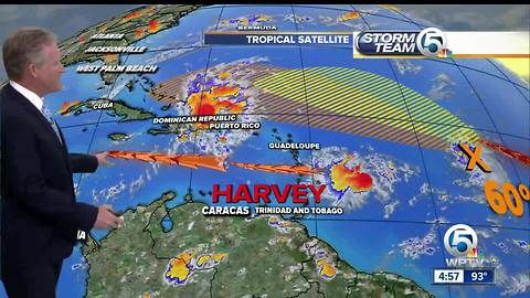 Tropical Storm Harvey forms