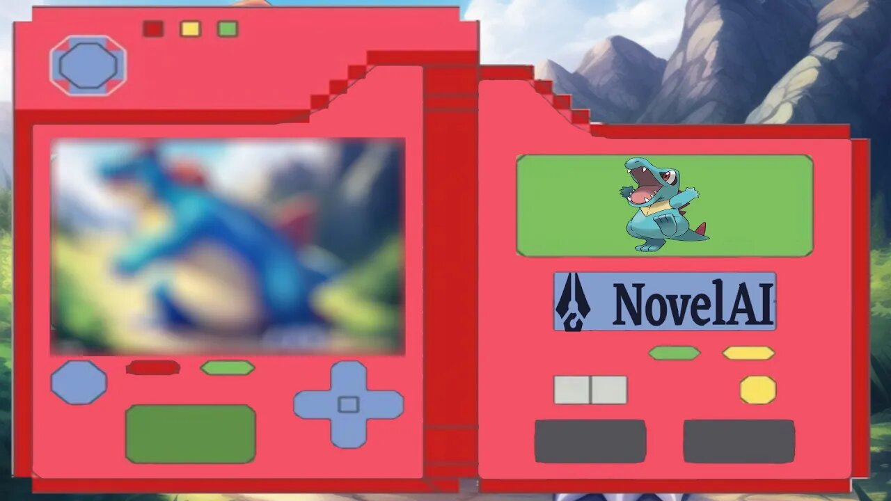 Pokemon 152 - 160 Dex Entries Johto starters But Generated By An Image AI