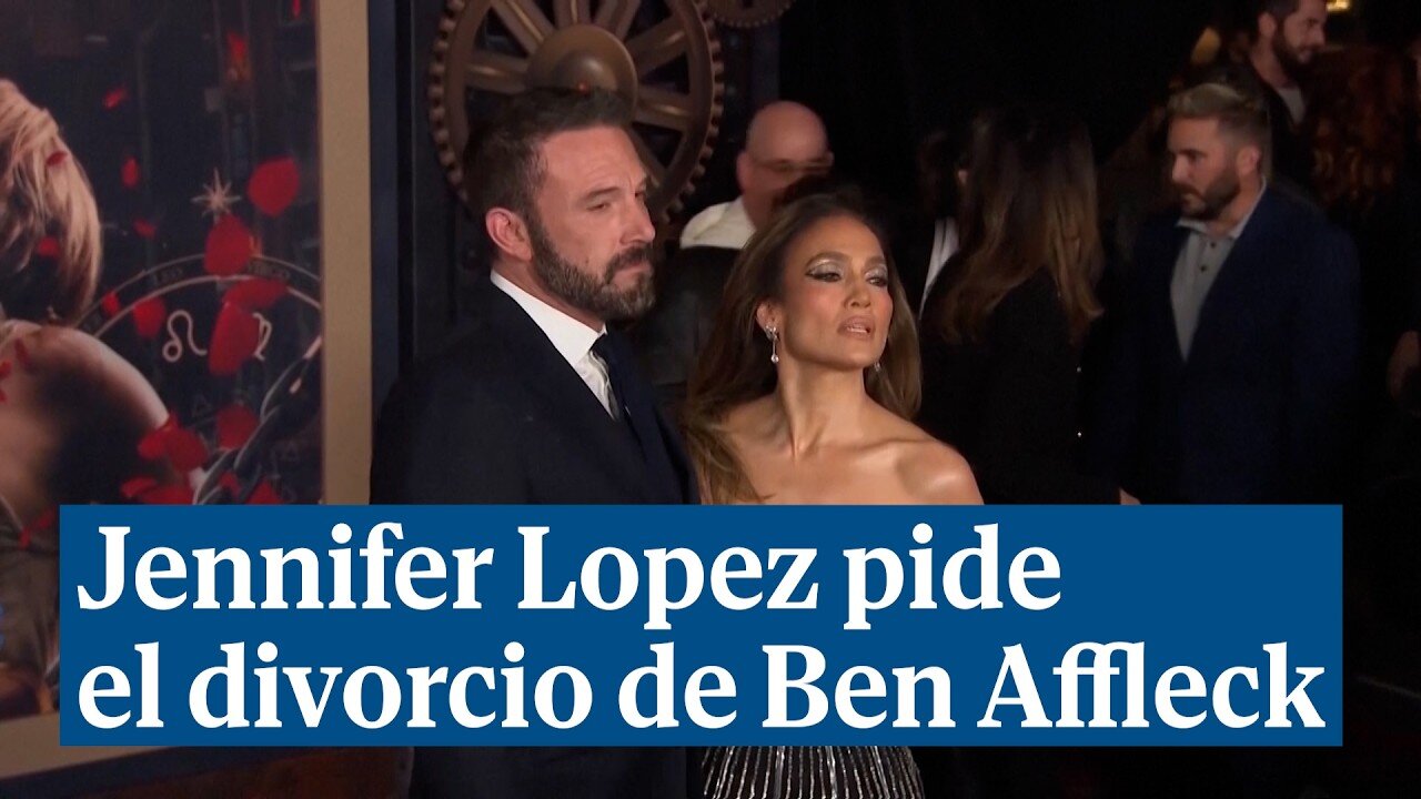 Jennifer Lopez pide el divorcio de Ben Affleck tras dos años de matrimonio