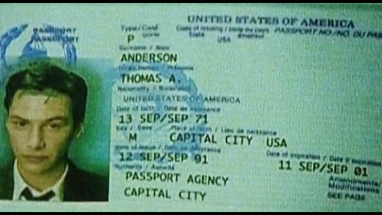 In the movie 'The matrix' Neo's passport has an expiration date set to 9/11/2001