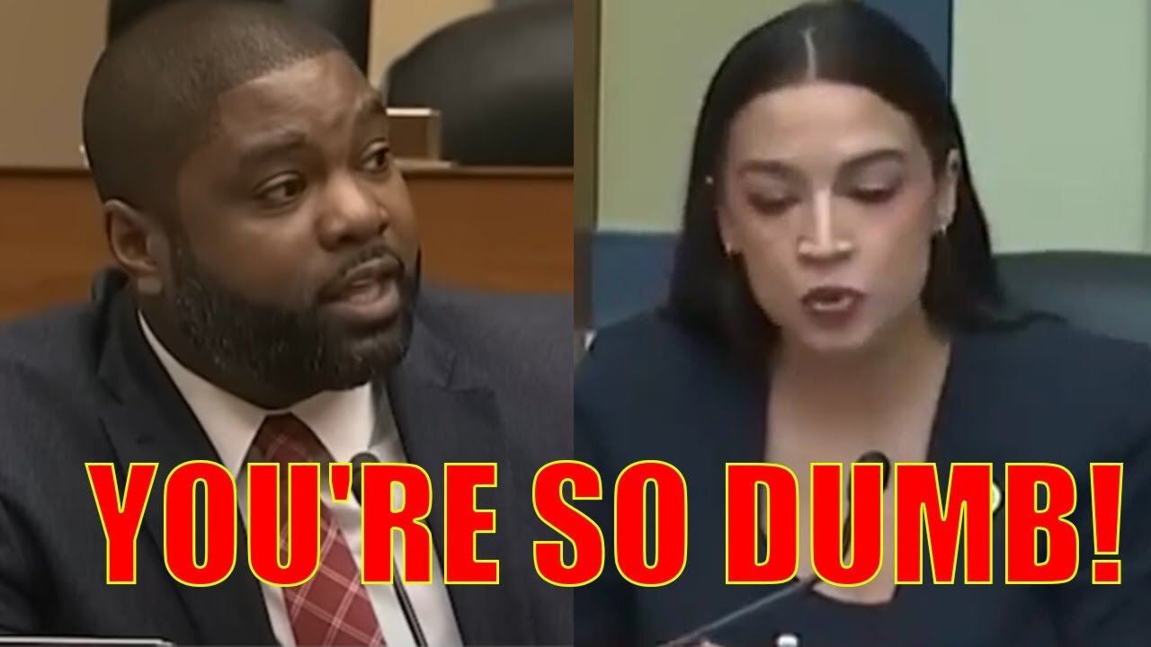 "YOU'RE SO DUMB!" Clueless AOC Tries to OUTSMART Byron Donalds, Regrets it Instantly