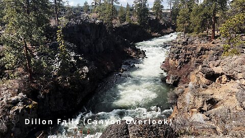 HIKING EXPLORING the DILLON FALLS Lava Rock Canyon Zone! | Upper Deschutes River Central Oregon | 4K