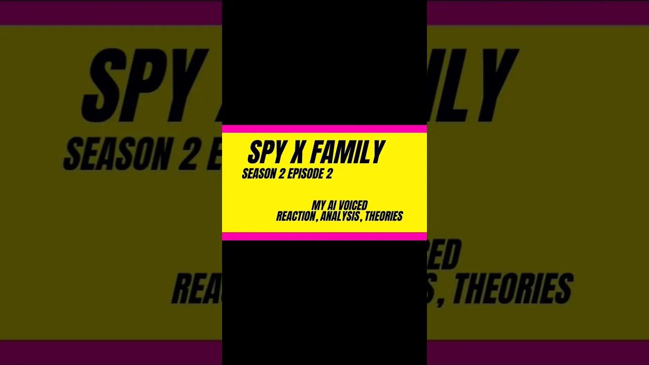 spy x family reaction harsh&blunt s2 episode 2 voice short