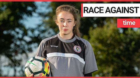 Teen footballer with twisted spine facing race against time to raise money for surgery