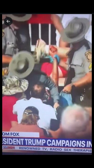 Allegedly Trump's Butler Pennsylvania rally shooter dragged out of rally after being incapacitated