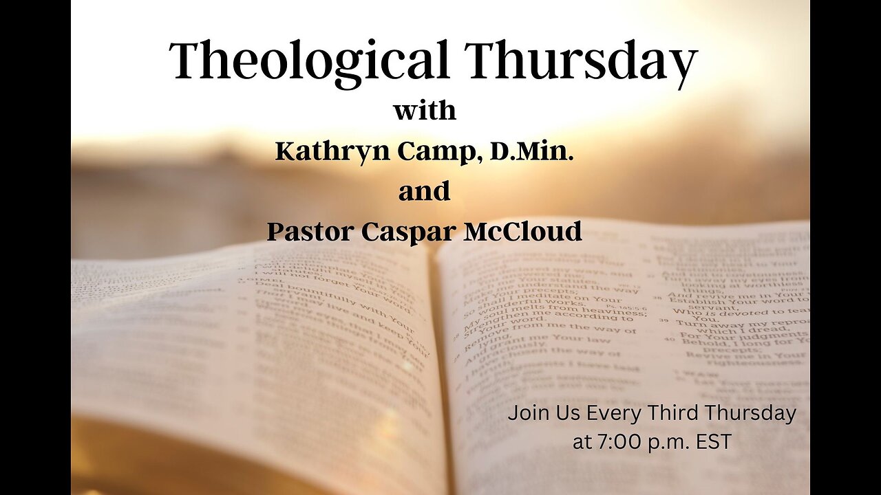 THEOLOGICAL THURSDAY July 18, 2024 How Do Christians Respond To Cold Blooded Murder?