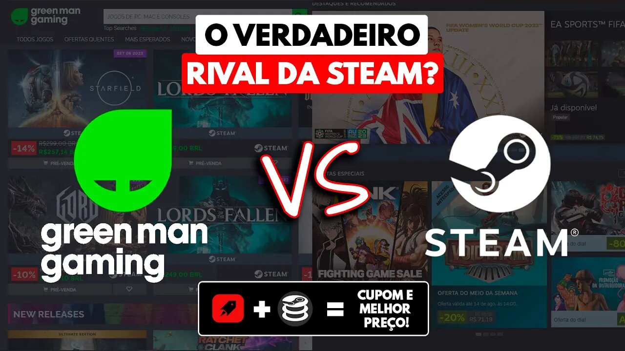 Green Man Gaming é melhor que a Steam? + Extensão pra encontrar melhor preço ATUAL de jogo!