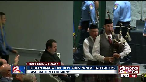Broken Arrow Fire Dept. adds 24 new firefighters