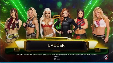 WWE Money in the Bank Vega v Lynch v Stark v Bayley v Sky v Stratus in a Money in the Bank Match