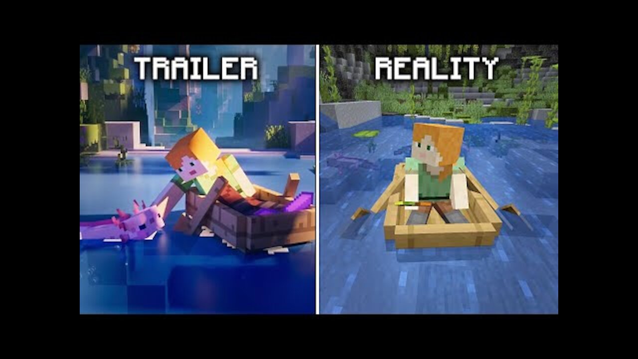 Minecraft 1.18: Trailer VS Reality