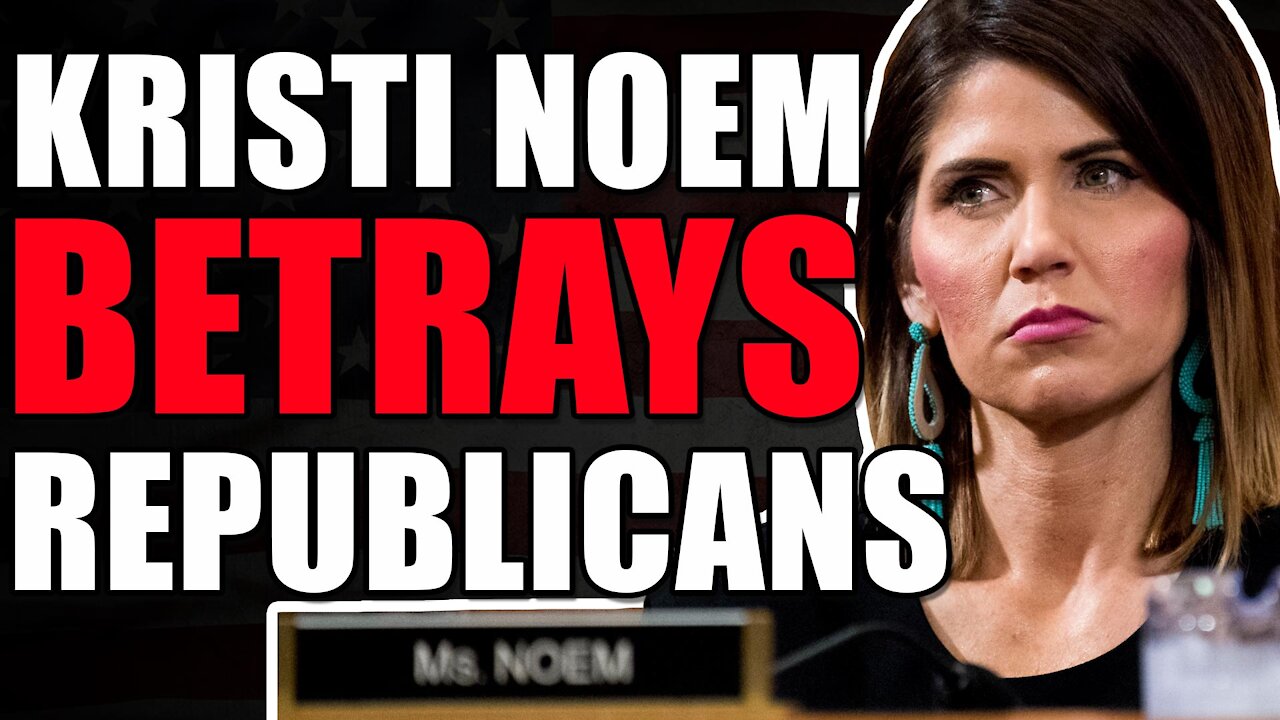 GOP Governor Kristi Noem betrays the GOP and female athletes