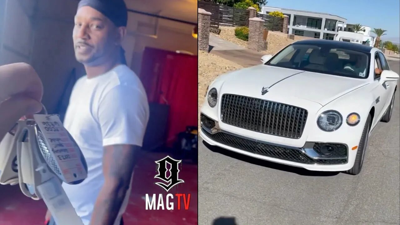 Cam'ron Shocked After Friend Surprises Him With A New Bentley! 😱