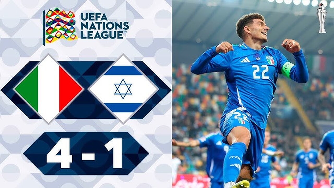 Italy 4-1 Israel (UEFA Nations League)