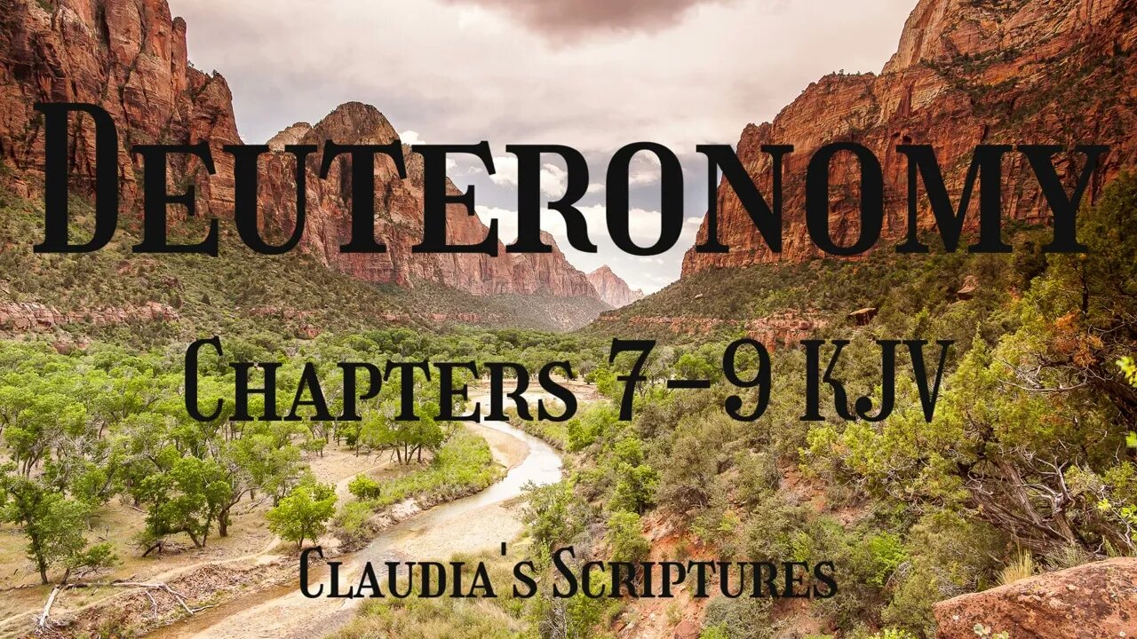 The Bible Series Bible Book Deuteronomy Chapters 7-9 Audio