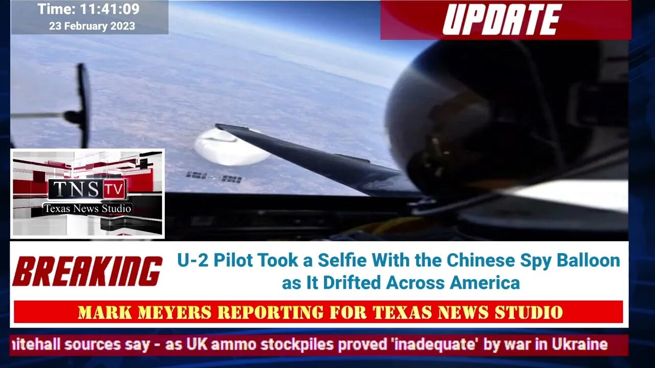 U-2 Pilot Took a Selfie With the Chinese Spy Balloon as It Drifted Across America