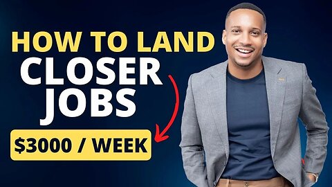 21 Pro-Tips to Land a Remote Closing Job FAST 📞 (Outreach. Interview. Follow-Up.)