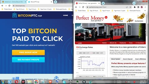 Make Bitcoin Money Viewing Paid To Click Adverts At BitcoinPTC And Instant Withdraw At Perfect Money