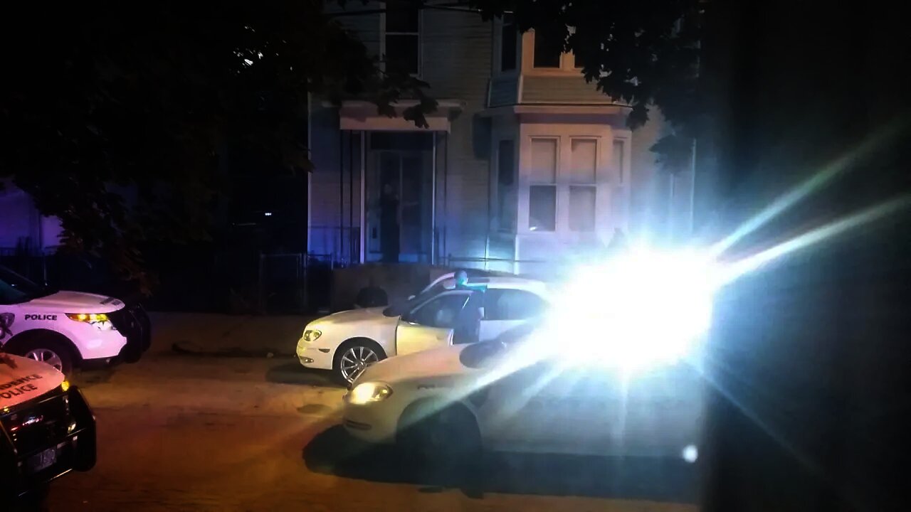 Drive by shooting aftermath at Providence AirBNB