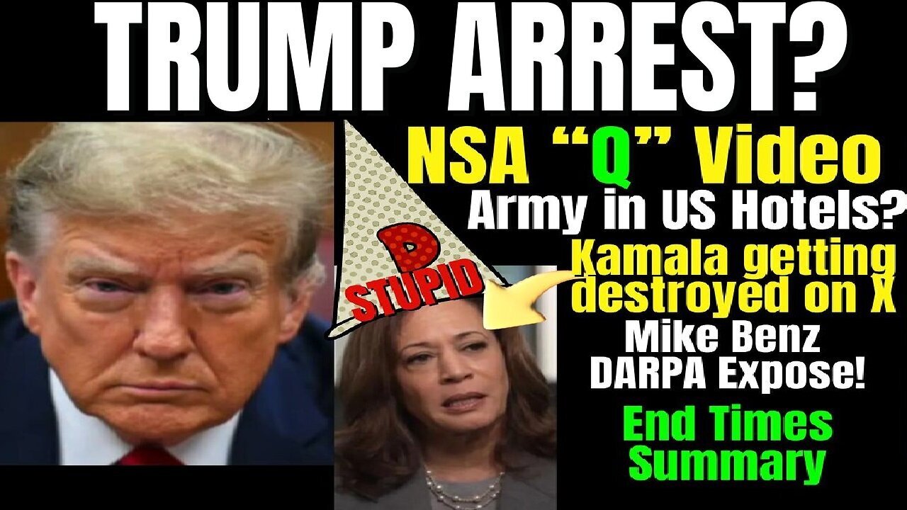 Trump Arrest - Q Drops HUGE Intel - September 3..