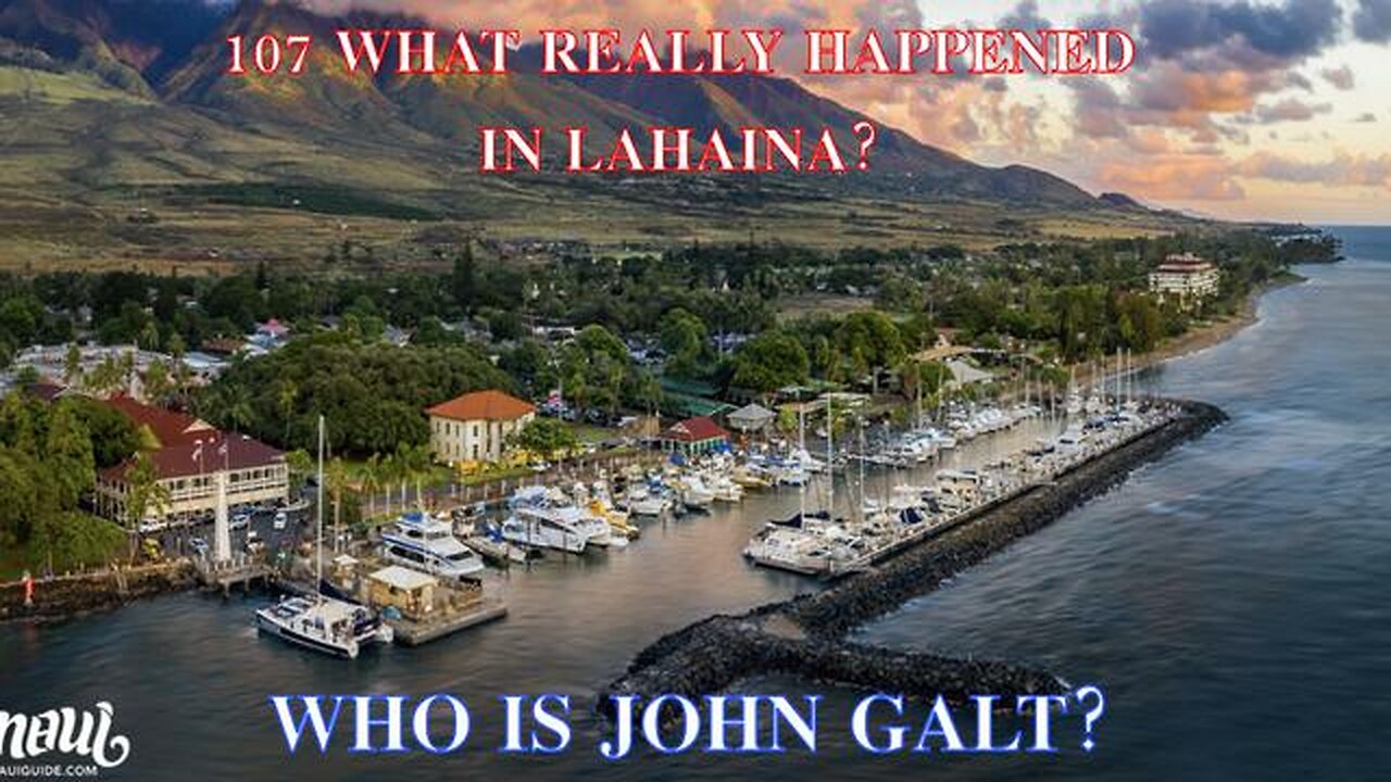 NINO W/ JUAN O'SAVIN- WHAT REALLY HAPPENED IN LAHAINA. TY JGANON, SGANON