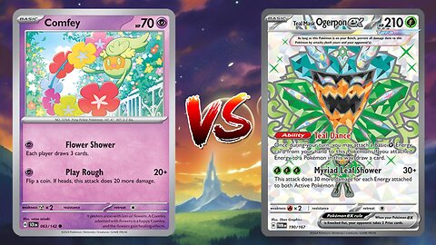 Pokemon TCG Live Comfey Mill VS Ogerpon EX!!