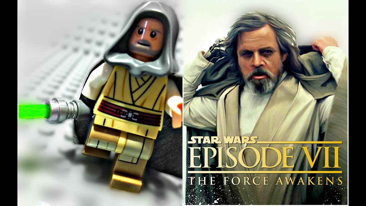 LEGO Star Wars The Force Awakens - Luke Skywalker Minifigure Review (2016)