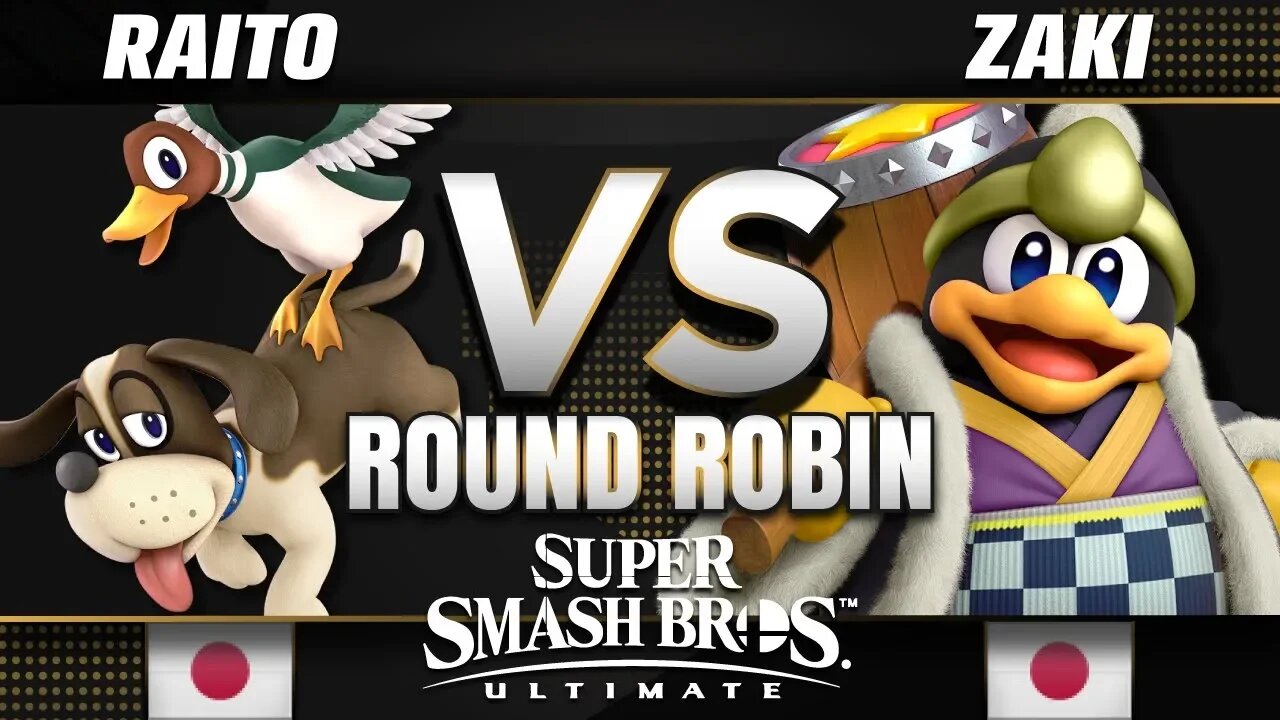 Raito (Duck Hunt/Wii Fit) vs. Geki | Zaki (Dedede/Mewtwo) - Smash Ultimate MVG Round-Robin