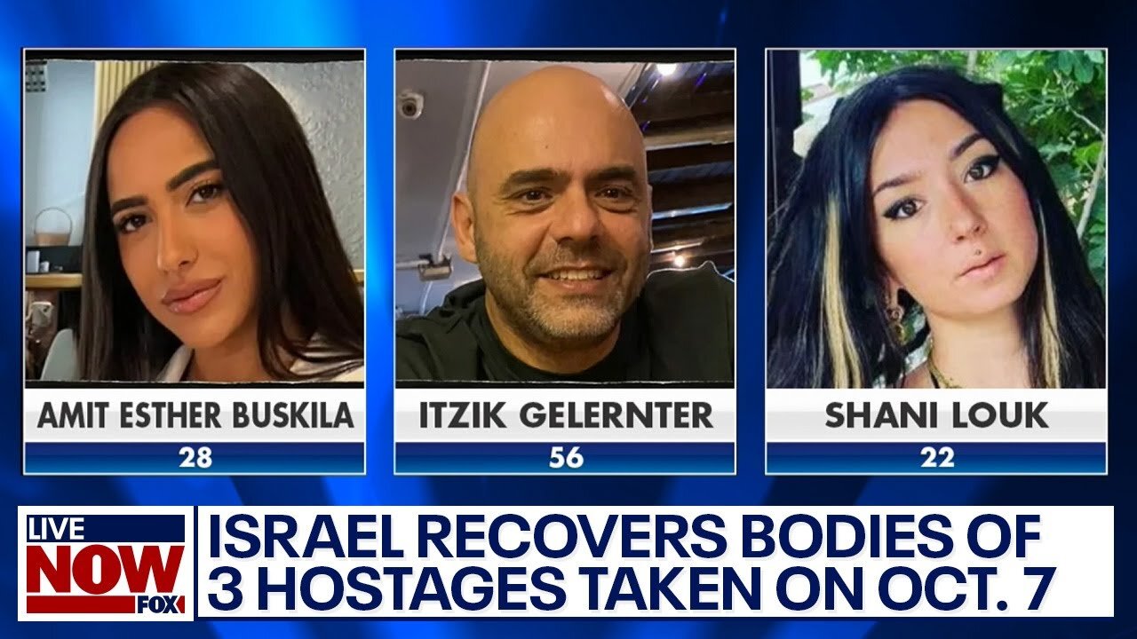 Israel-Hamas war: Bodies of 3 hostages recovered in Gaza | LiveNOW from FOX