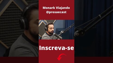 Monark Viajando kkkk - inteligencia LTDA podcast flow podcast #shorts