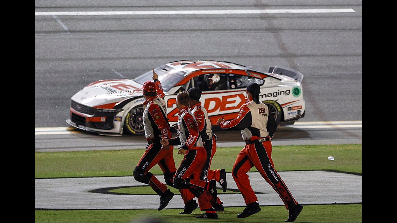 Harrison Burton wins Coca-Cola Zero Sugar 400 race amid crashes and chaos