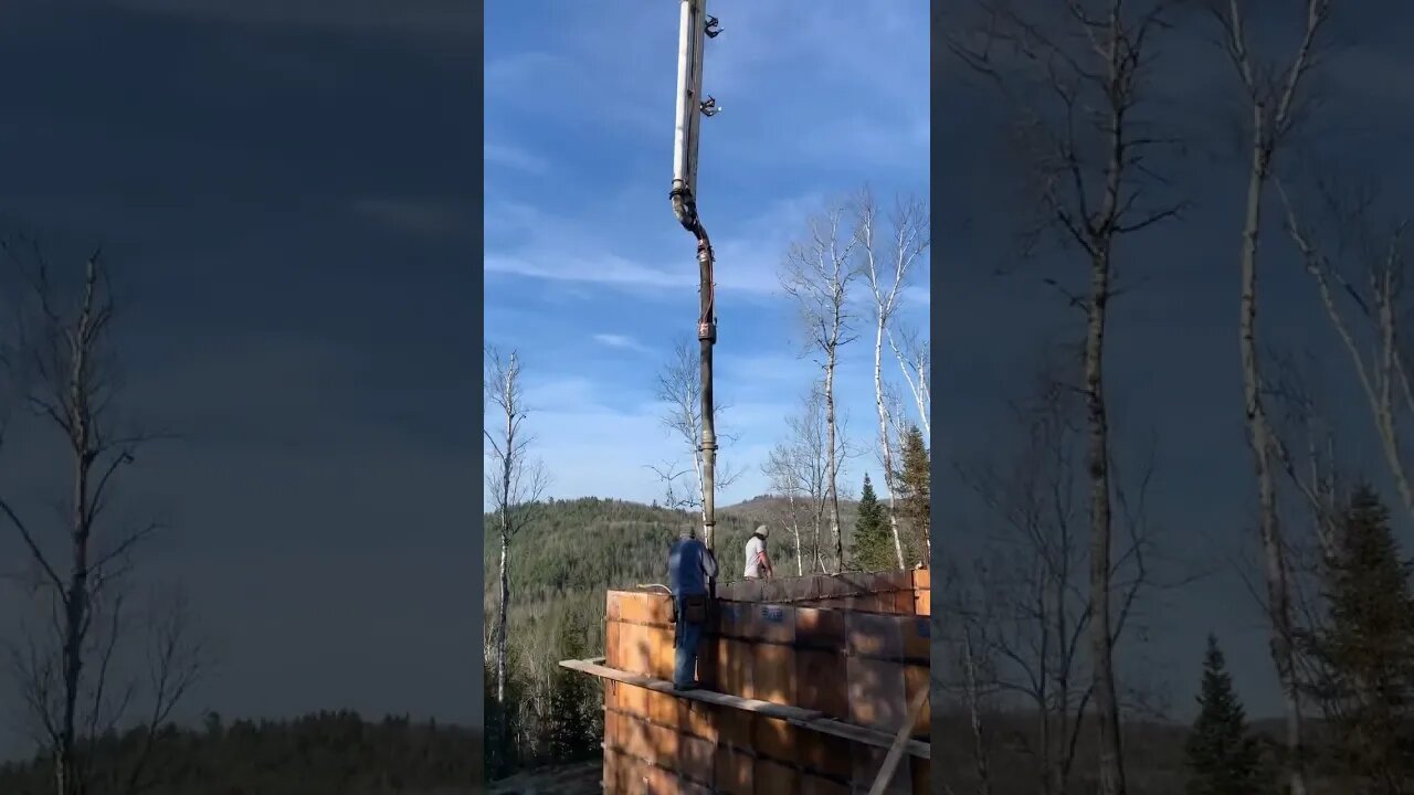 Off-grid house update: Foundation POURED ✅