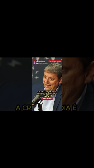 A CRACOLÂNDIA É UM PROBLEMA DE TODOS #shorts #tarcisiodefreitas #cracolandia #cracolândia