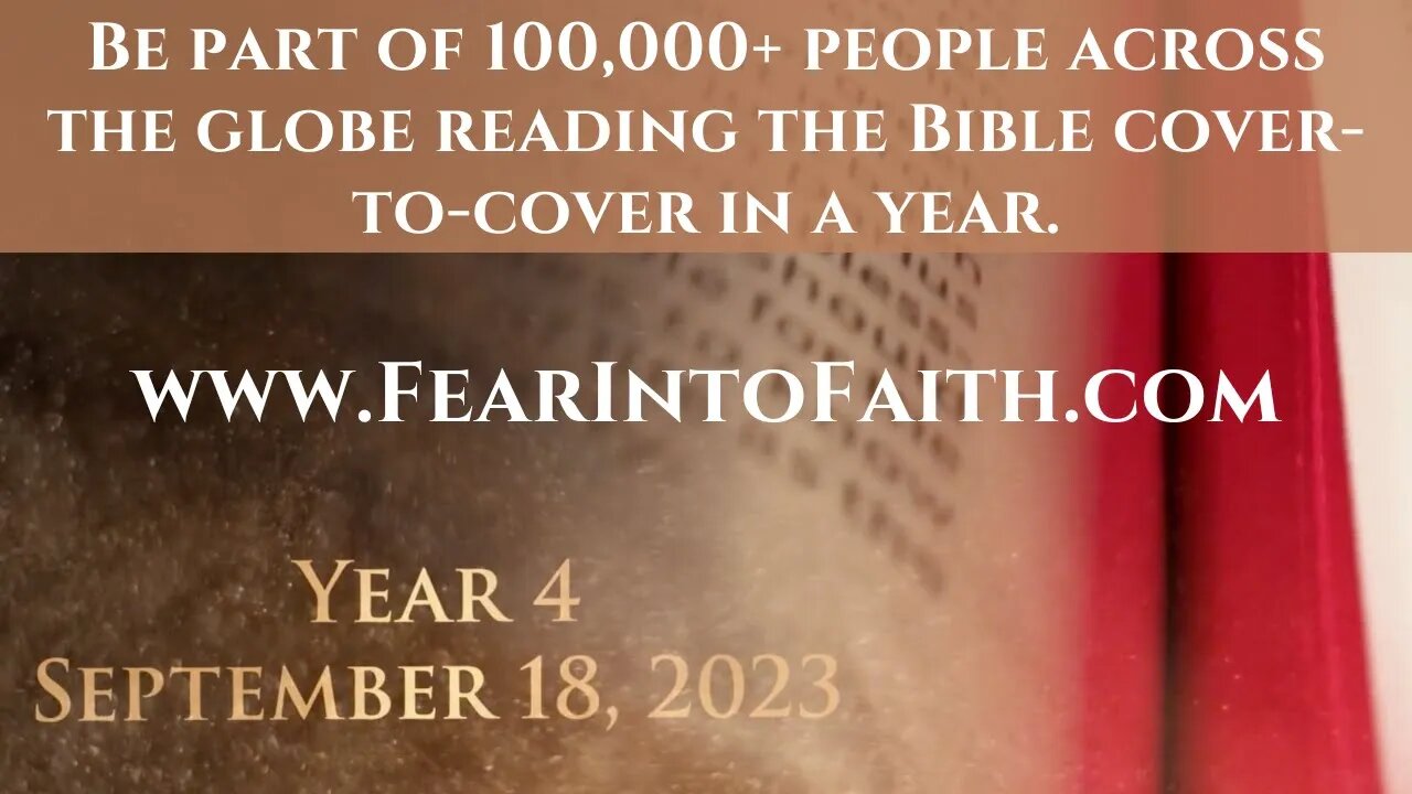 Global Revival of the Word - 100,000+ People Reading The Bible Cover To Cover in a Year!