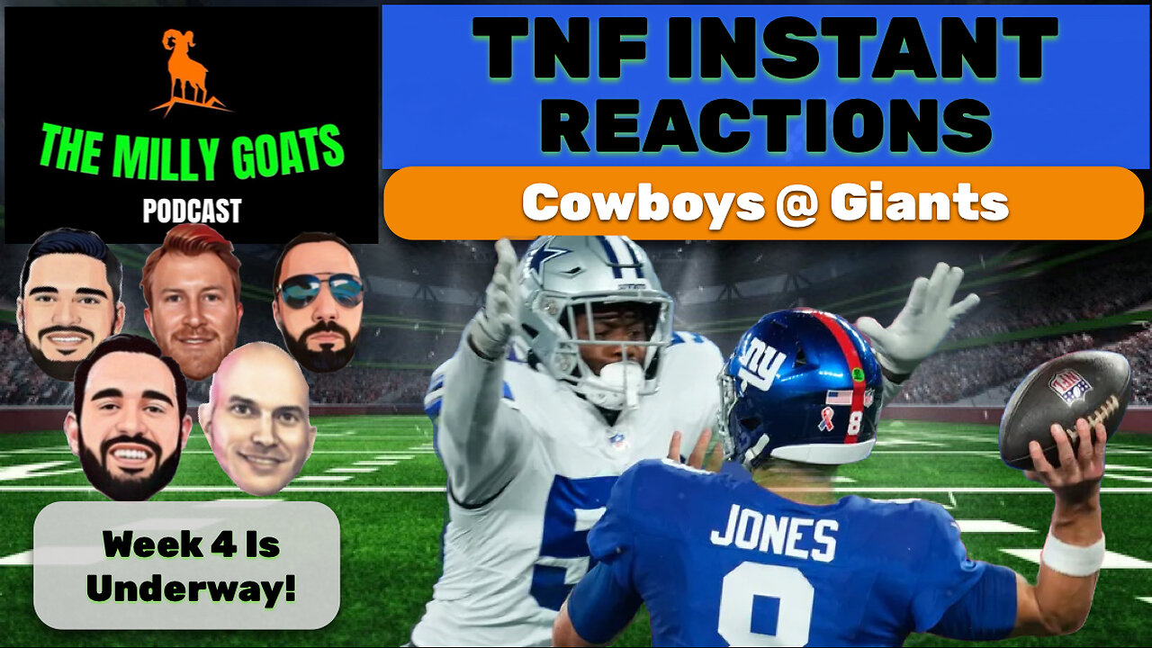 Cowboys & Giants 4th Quarter Party with TNF Instant Reactions