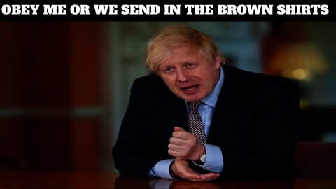 Bojo's Brown Shirts Continue Turning The Public Against Them. Political Dissent Is Illegal In The UK