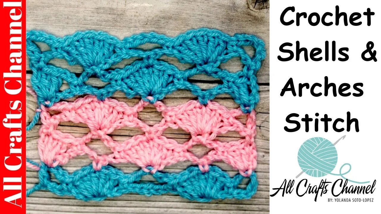 Crochet Stitch - Shells and Arches