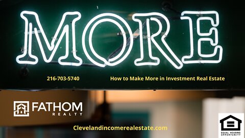 How to Make More in Investment Real Estate