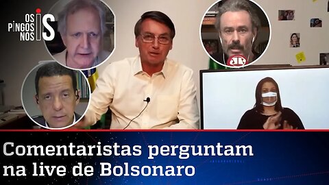 EXCLUSIVO: Entrevista durante a live de Jair Bolsonaro de 16/07/20