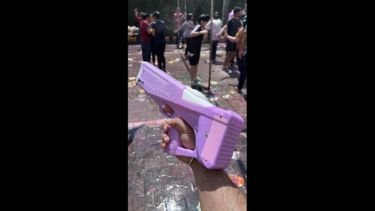 Electric Water Gun Holi Festival