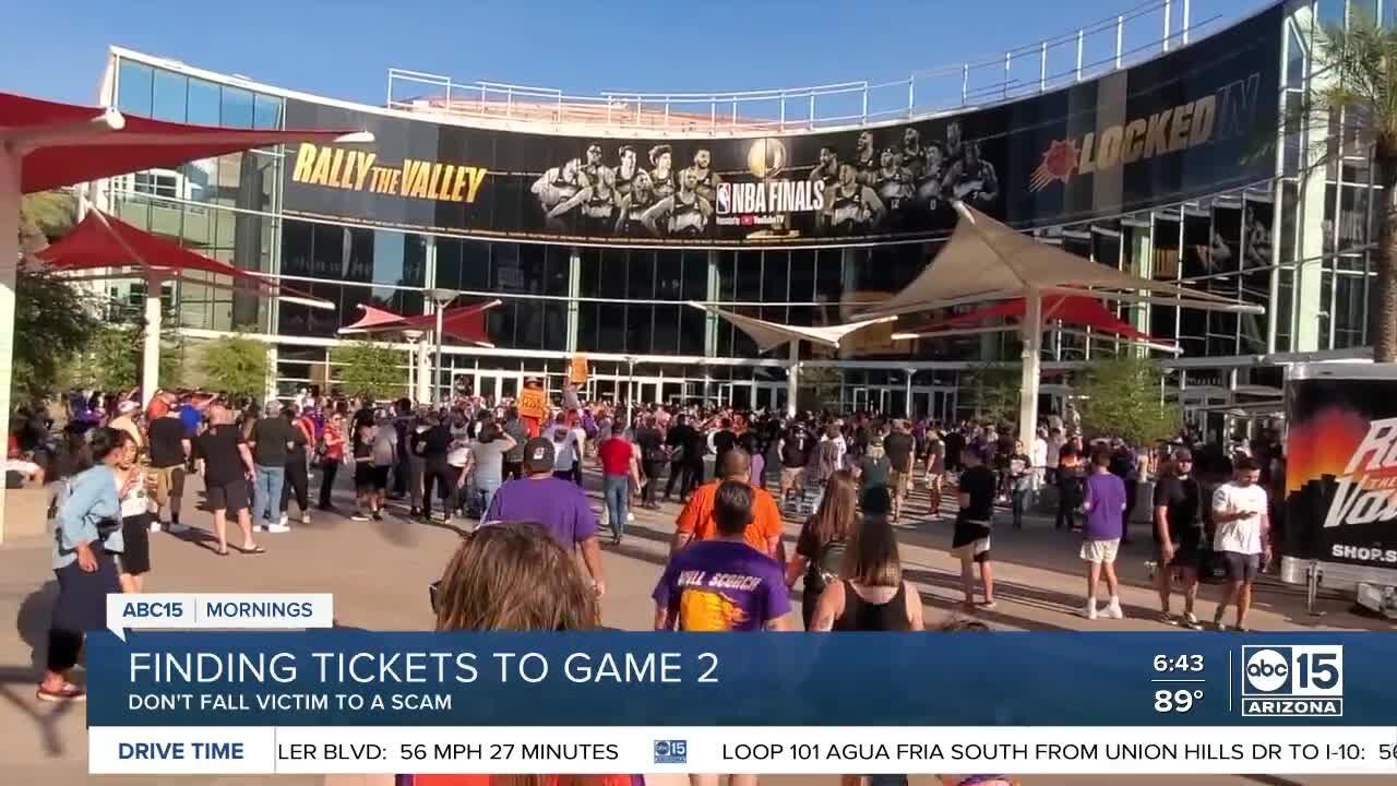 Watching out for scam tickets for NBA Finals games